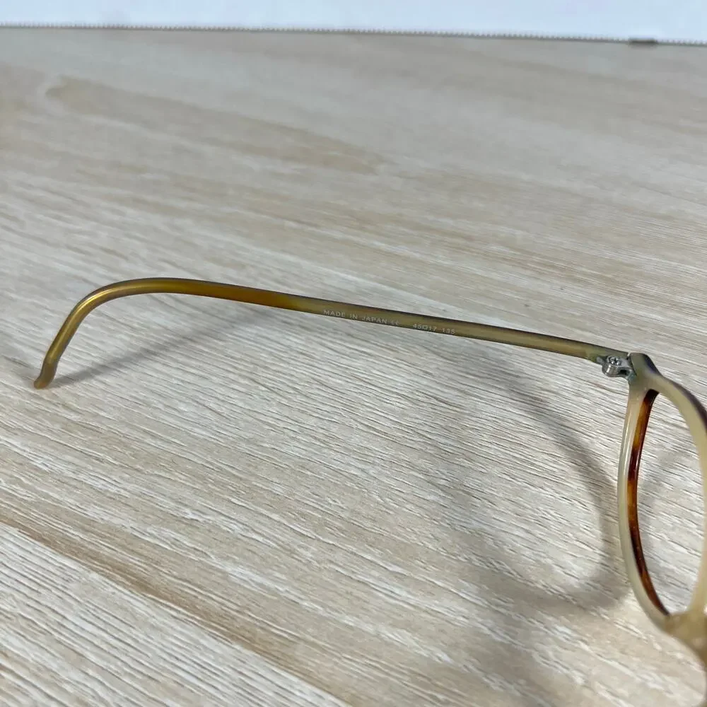 MiCrO shapes la Bella 45 Eyeglasses DAMAGED Brown Frames 45-17-135 Japan